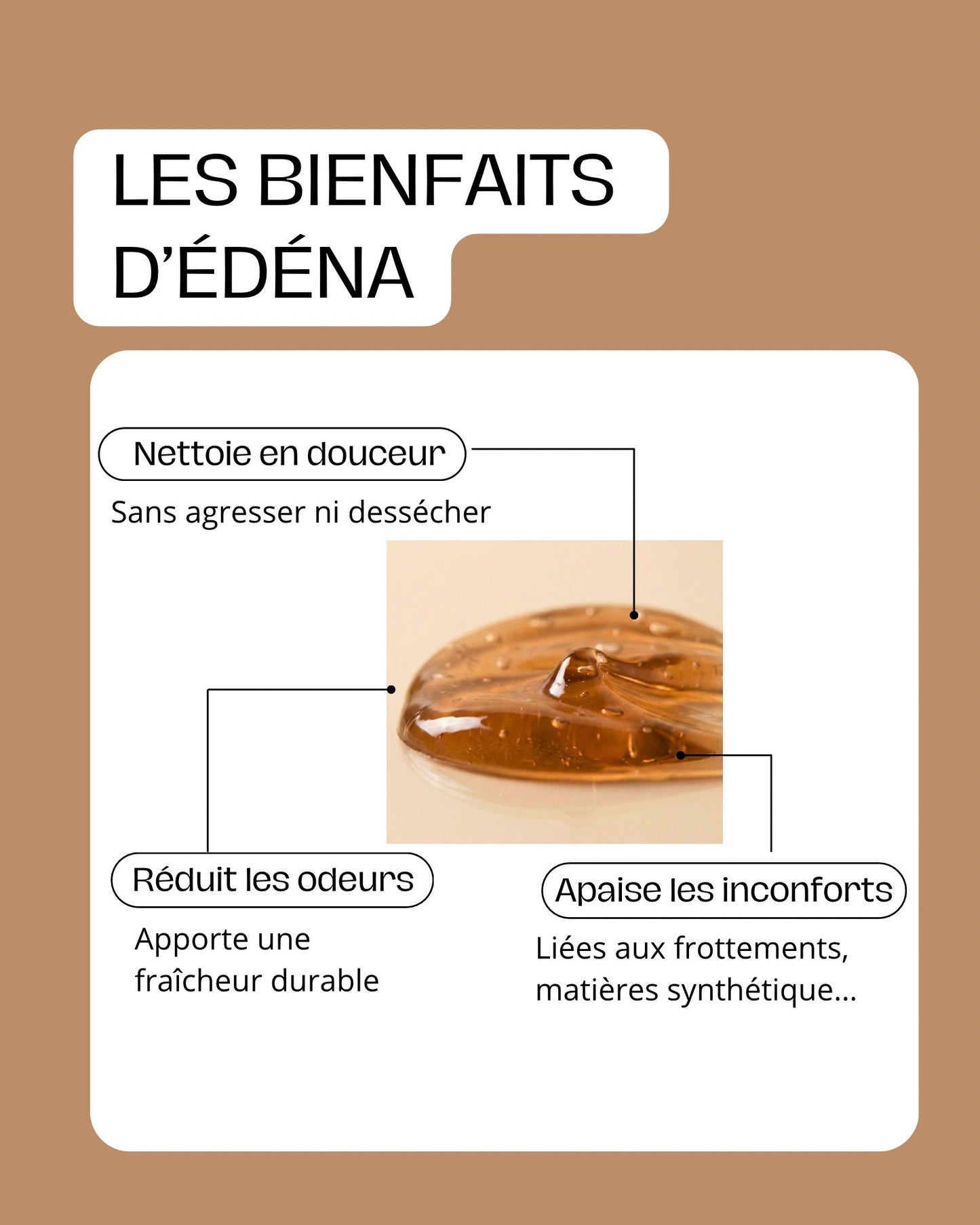 Gel intime doux sans parfum – EDENA (plantes africaines) 300 ml